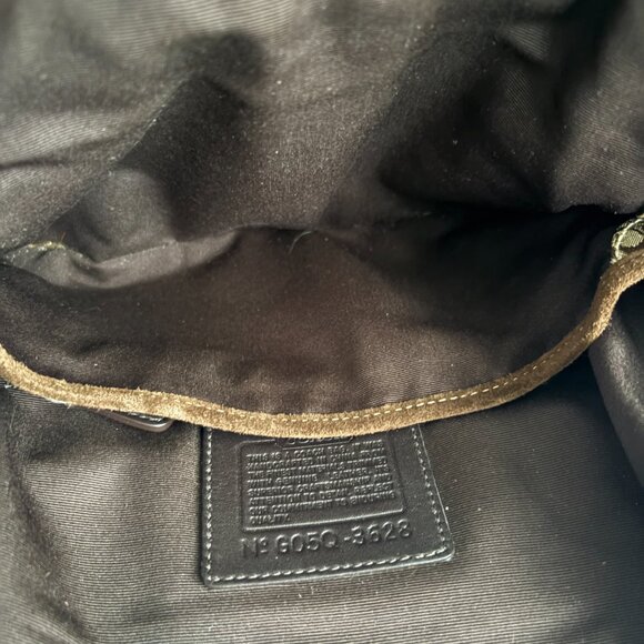 Vintage Coach 3628 Soho Brown Signature C Canvas w/Suede Leather Trim - Picture 10 of 15